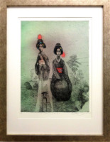 Momiko II. -  grafika - Katarína Vavrová 